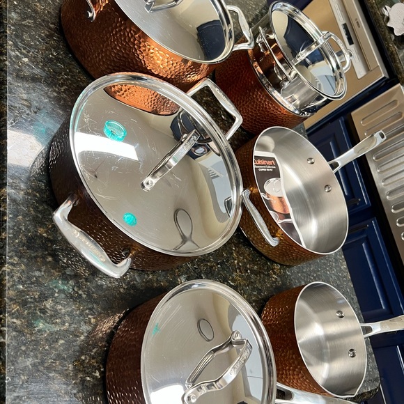 Cookware Cuisinart Hammered Collection Copper Tri-Ply. Bloomingdale’s Exclusive - Picture 4 of 7